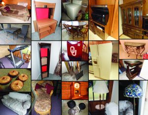6/4 Furniture, cookware, workout equipment, China cabinet and dishes Yard tools Special cooking equipment sewing machines