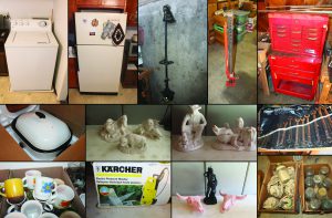 9/19 Statues – Glass – Furniture – Tools – Appliances