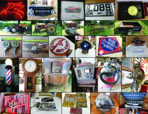 8/30 Oil & Gas Memorabilia – Barber Pole – Neon Pegasus Light – Delco Radios – Collector car parts – Tractor – Banks – Books – Vintage – Tools – Shop Equip – Vintage License Plates
