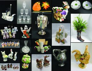 8/30 Collectibles – Craft Supplies – Arthur Court – Fitz & Floyd – Holiday – Cookbooks – Dept 56 – Spode – Entertaining