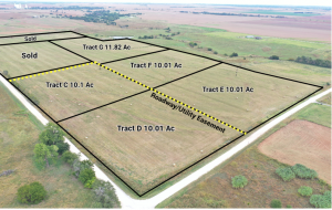 BUILDING LOTS * CARRIER OK * 10.01± – 11.82± ACRE TRACTS * CHISHOLM SCHOOLS