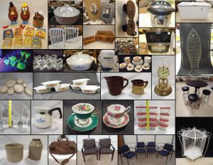 12/26 Vintage Collectibles – Sewing Misc – Tools – Crocks – Churns – Books – Wakefield – Meinl Cymbols