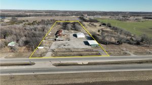 3/6 COMMERCIAL YARD * 9.9± ACRES * OFFICE * SHOP BUILDINGS * HORSE BARN W/STALLS PONCA CITY OK