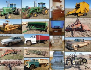 3/5 JD Tractors – Tillage – Grain Trucks – Hay Equip – Vehicles – Shop Equip – Household – Marshall OK