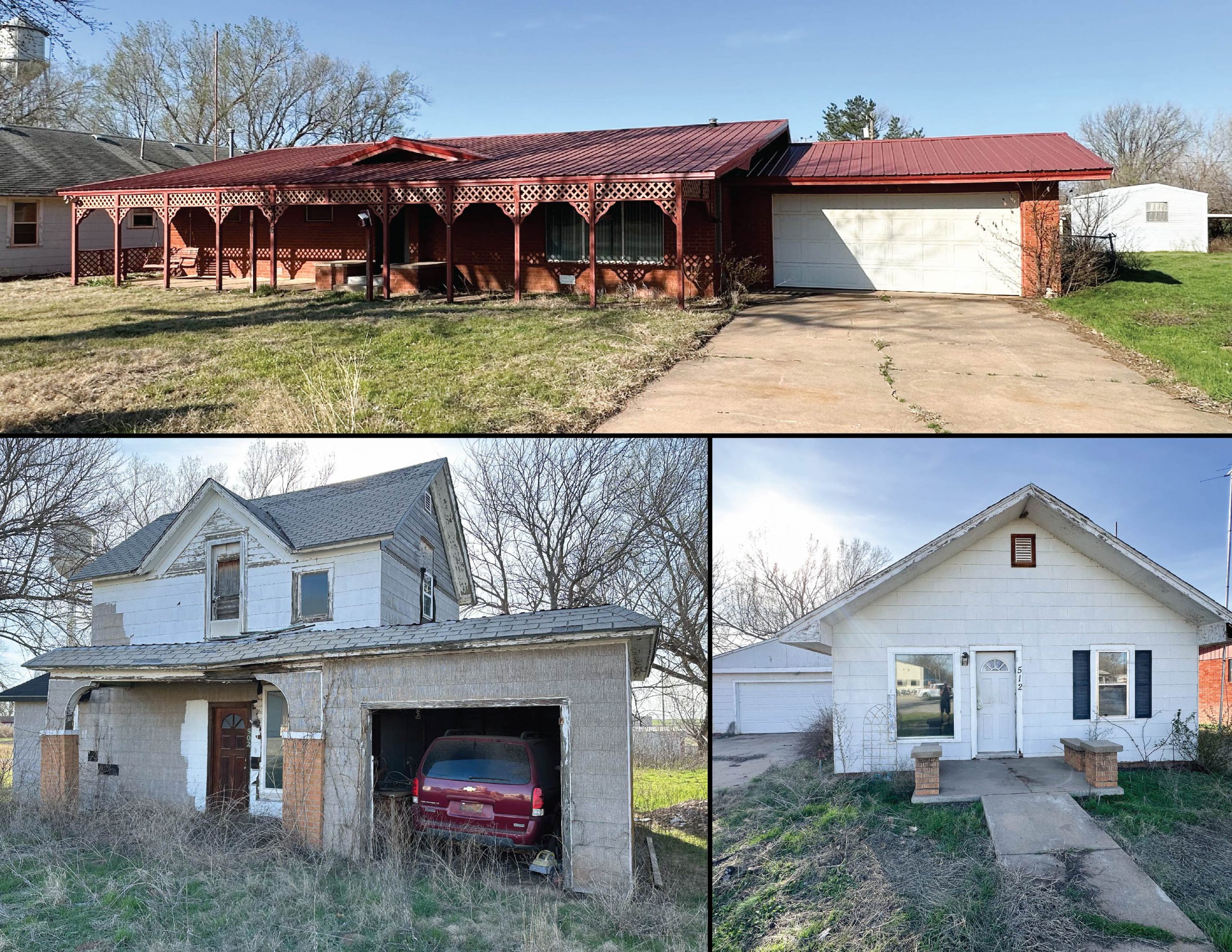 4/3 3 HOMES* ALINE OKLAHOMA Lippard Real Estate and Auction