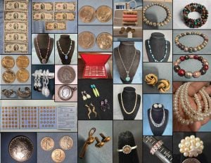 5/13 Peace Dollars, Morgan Dollars, Pennies, Carolyn Pollack Jewelry, Honora Jewelry, Brighton, Vintage Weiss, Rings, Turquoise, Tacori, Sterling