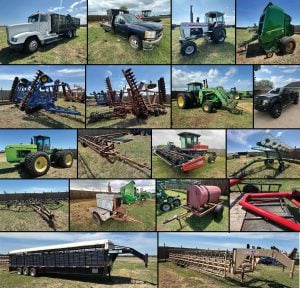 5/19 Swather – Cattle Trailer – Tractors – Tillage – Hay Equip – F150 Ford