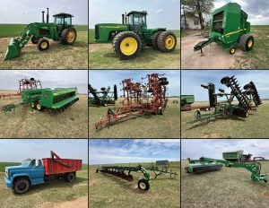 4/30 Tractors- Swather – Hay Equip – Grain Truck – Tillage – Grain Drill
