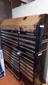 5/18 Dewalt – Grinders – Metal Cabinet – Welders – Snap-Ons – Chop Saws – Tool Boxes – Misc Tools – Kobalt – Shop Heaters – Bolt Bins