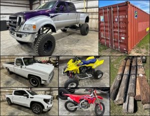 6/9 Dirt Bikes – Work Out Equip – ATV’s – Field Turf – Tools – Show Trucks – Fencing Supplies – Insulation