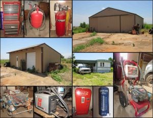 7/8 2± ACRE HOME SITE * 30’X40’ SHOP * STORAGE BUILDINGS * COCA-COLA MEMORABILIA * SHOP TOOLS * ENID OKLAHOMA