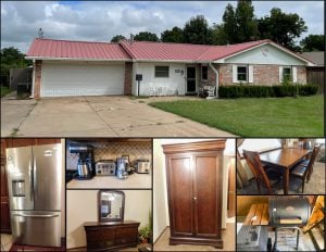 9/29 1705 QUEENS AVE, PONCA CITY OK * 1,767± SQ.FT * 3 BEDROOMS * 2.5 BATH-ROOMS * PERSONAL PROPERTY