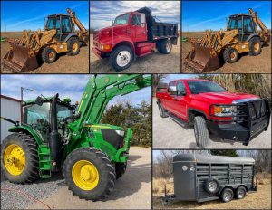 2/4 Tractors – Backhoe – Truck- Trailer – Pick up- Tillage – Peanut Equipment