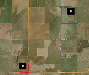 5/7 200± ACRES * SURFACE w/ MINERALS * GARFIELD COUNTY, OKLAHOMA * ENID -KREMLIN AREA – Offered in 2 Tracts CROP & PASTURE LAND