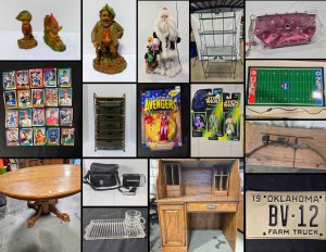 4/6 Fenton – American Fostoria – Clocks – Barbies – Pocket Knives – Star Wars – Comics – Tom Clark – Sports Memorabilia – Toys