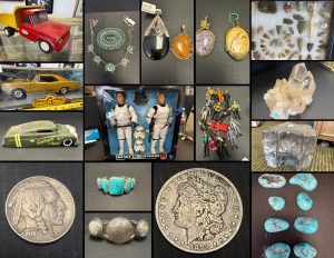 6/1 MORGAN – PEACE SILVER DOLLARS * STERLING SILVER JEWELRY * STAR WARS TOYS * TURQUOISE  JEWELRY * GEMSTONES * PETRIFIED WOOD * ENID OKLAHOMA