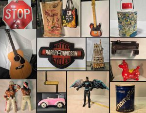 6/16 Croquet – NASCAR – Baghera Ride On – Banks – Gymnic Rody – Harley Davidson- Street Signs – Die Cast – Champlin – Fender Telecaster – Thoroughbred Record Magazines