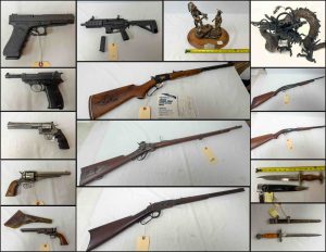 7/12 Winchester- Sharps – Ruger – Colt – Whitney – Kimber – Sculptures – Bronze – Ammo – German Daggers – Rifles – Shotguns – Revolvers – Pistols – Reloading Items