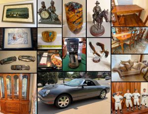 9/15 2003 Thunderbird Car – Statues -Bronzes – Household – Kitchenware – Holiday Décor – Appliances – Tools – Furniture – Native Art – Lots More!