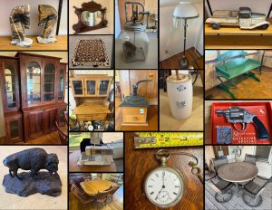 10/6 101 Ranch – Knives- Books – Brass – Christmas – Prints – Sculptures – Navajo Blanket – Vintage Photograph – Vintage Games – Utensils & More