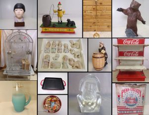 9/29 Kitchen Hens – MCM – Depression – Collectibles – Glassware – Bird Cage – Emmett Kelly Jr – Christmas Décor & Dishes – Precious Moments – Singer Sewing Machine