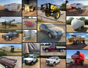 10/19 Sprayers – Tractors – Tillage -Polaris Rangers – Trailers – Pick ups – Meter Houses – Galvanized Containment – Tubing – Sucker Rod – Deer Blinds – Fuel Tanks – Livestock Sheds – Miller Wildcats